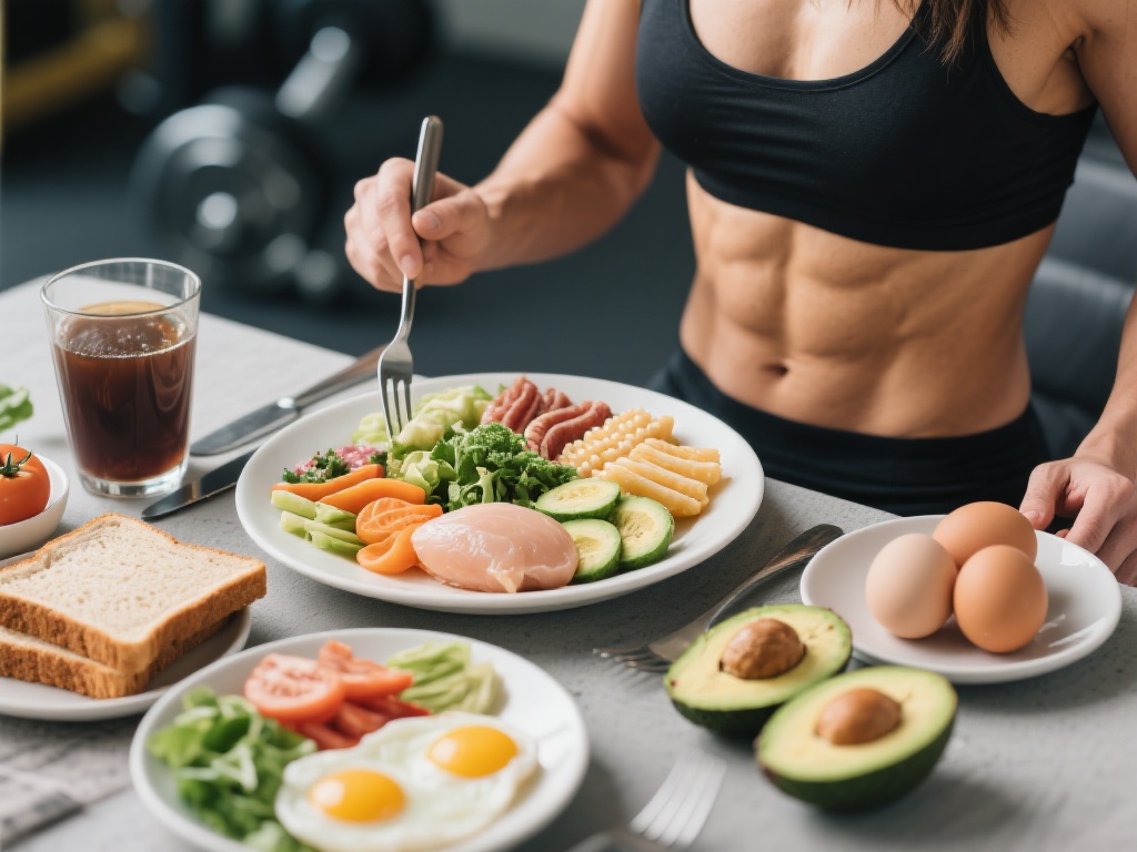 科学饮食与运动结合
要想塑造一个完美的体型，科学