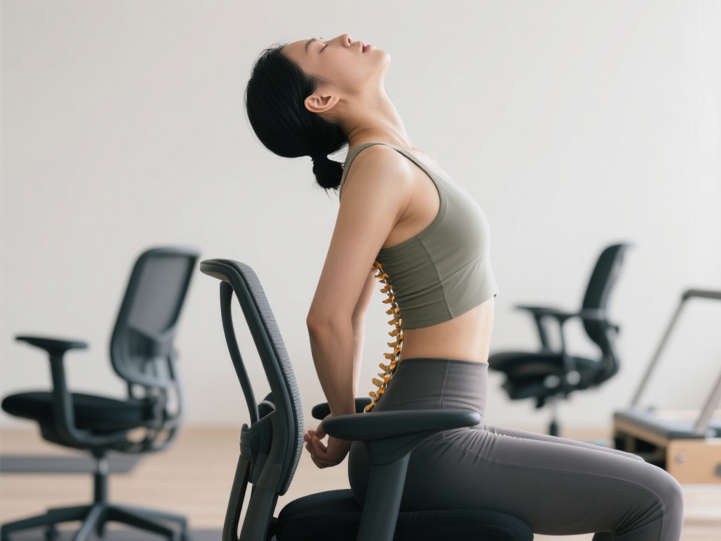 例如，许多上班族因长时间在办公椅上保持固定坐姿而出